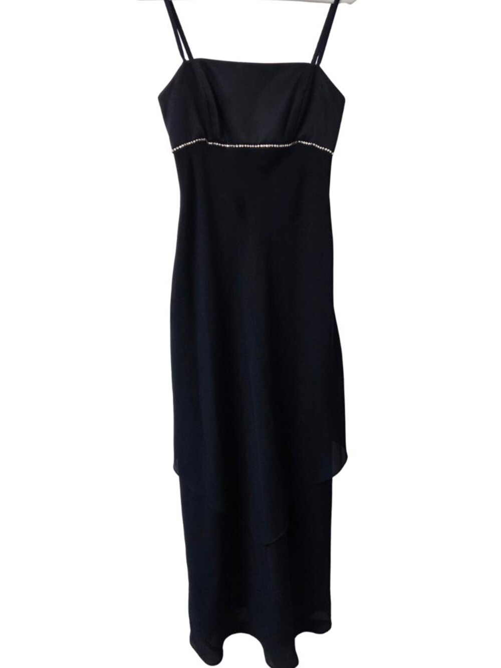 Navy Formal Gown | Spaghetti Strap